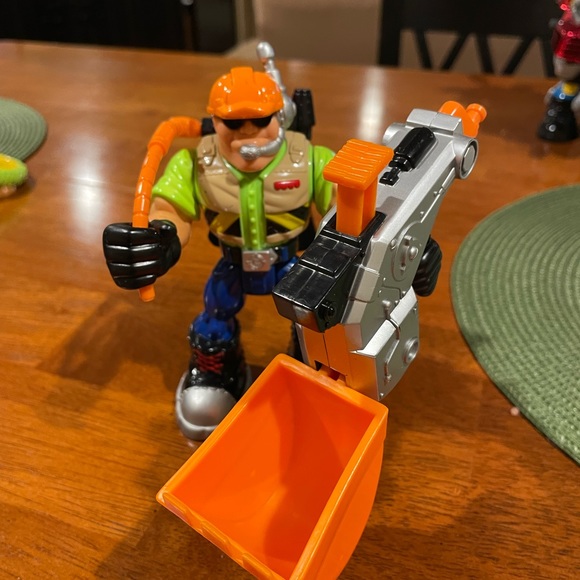 Vintage 1999 Rescue Hero, Jack Hammer, Construction Worker with accessor… - Picture 1 of 5